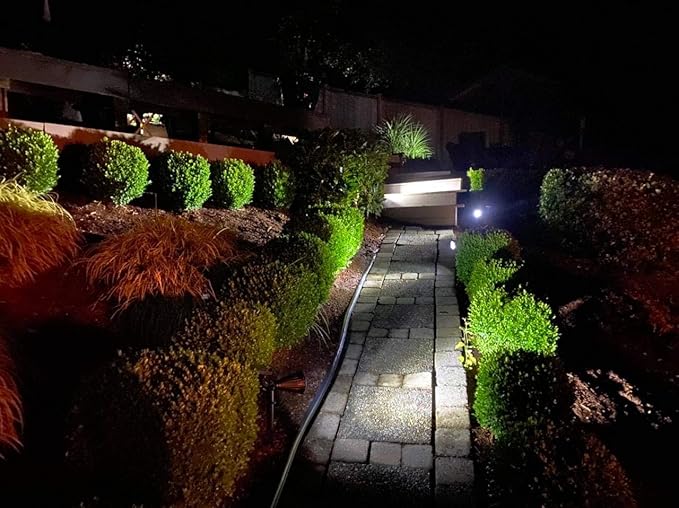 URPOWER Solar Lights Outdoor, 2-in-1 Solar Spot Lights Waterproof with 2 Lighting Modes, Adjustable Solar Powered Spotlights Auto On/Off Landscape Lights for Yard Garden Pathway, 2 Pack (Cool White)