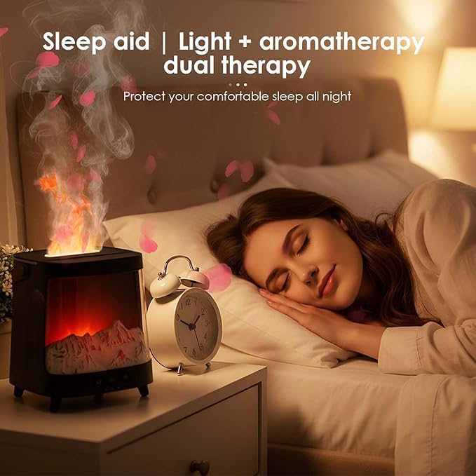 Essential Oil Diffuser with Remote Control, 4-in-1 Ultrasonic Aromatherapy Diffuser & Humidifier with 7 Color LED Lights, Auto Shut-Off, Quiet Operation for Home, Bedroom, Office, Yoga