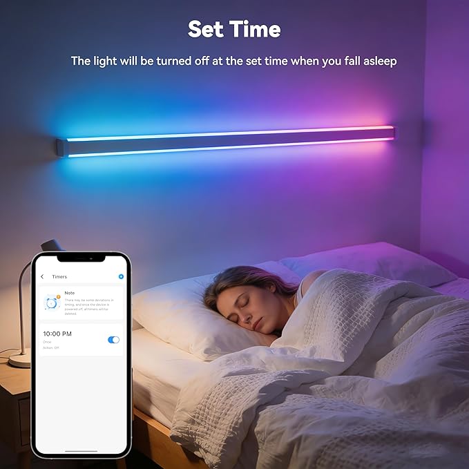 PAUTIX COB LED Strip Lights Pro, UL-Listed RGB Smart IC Chasing Color Addressable COB LED Tape Light, Music Sync Flexible RGB LED Lights, Smart Strip Light, for Party, Bedroom, Color Changing, 6.56ft