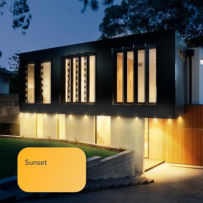 LIFX Permanent Outdoor Eave Lights, 50ft Smart RGB String Light, 30-Zone Color Control, Wi-Fi, App & Voice Control, Weatherproof, Expandable to 200ft, Works with Alexa, Google Asst, LFXSL50-30/LED/BLK