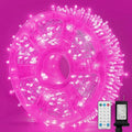 LAMPHOME 500 LED Pink String Lights, 165FT Plug in Waterproof with 16 Twinkle Modes, for Valentine’s Day, Easter, Mother’s Day, Christmas Decor, Indoor Outdoor Bedroom Yard Wedding Decoration
