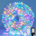165ft Pastel Easter Lights String, Christmas Mini Light,500 LED with 16 Light Modes, Fairy Lights Plug in for Outdoor Xmas Trees Garland Wreath Holiday Decorations(Green Warm Pink Blue Purple)
