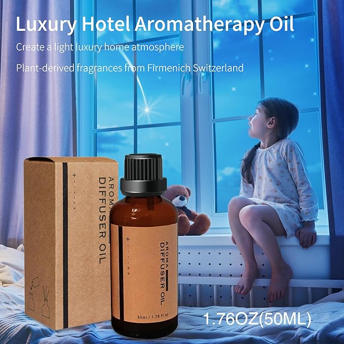 BOHOFAM Essential Oil Diffuser 360ML,Volcano Diffuser/Humidifier, Flame and Volcano 2 Mist Mosdes, Included 50ML Hotel Collection Essential Oil for Home, Bedroom,Large Room