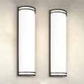 ASD 24 Inch LED Outdoor Sconce Lights - 25W 120-277V 3000K 4000K 5000K Black Exterior Lighting Fixtures, Dimmable Exterior Lights for House, Modern Patio Wall Light Fixture ETL 2 Pack