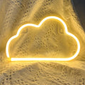 Cloud Neon Sign Warm White Cloud Light Sign for Wall Decor,Battery or USB Powered Clouds Shaped LED Sign Decoration Lights for Bedroom Aesthetic Teen Girl Kid Room Christmas Birthday Wedding Party