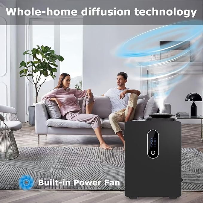 2026 Upgraded HVAC Scent Diffuser Machine Cover 6000 Sq.Ft With Wi-Fi Control for Large Room, 1000ml Scent Air Machine For Home, Waterless Cold Air Aromatherapy Essential Oil Diffuser for Hotel,Office