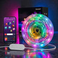 YEELIGHT LED Strip Lights, 40FT Smart Light Strips with 216 LEDs and Music Sync, RGB Color Changing Lights with Bluetooth Connected and APP Control, Led Lights for Bedroom, Living Room, Home Decor