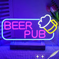 Beer Pub Neon Sign for Wall Decor,Dimmable Bar Neon Light,USB Powered Beer Led Light Up Sign for Man Cave,Home Bar,Store,Cafe,Pub,Club Party
