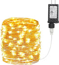 Joomer Fairy String Lights 66FT 200 LEDs Plug in Fairy Lights Indoor Copper Wire String Light DIY for Bedroom, Parties, Wedding, Christmas, Outdoor, Indoor Decoration (Warm White, Non-Connectable)