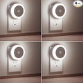Briignite Night Lights Plug into Wall, [4Pack], Nightlights with Light Sensors, LED Night Light for Kids Room, Baby Night Light, Bathroom, Stair Lights, Hallway Light, Cool White