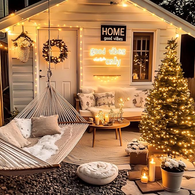 JMEXSUSS 300 LED Fairy Lights Plug in, 99 ft 8 Modes Remote Control Twinkle String Lights with Wheel, Warm White Christmas Lights Indoor Outdoor Waterproof for Bedroom Christmas Decor