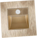 Motion Sensor Recessed Step Light LED Indoor Stair Aisle Lighting for Home Warm White 1-Pack for Stairs Hallways and Bathrooms