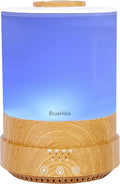 BlueHills Premium 2500 ML XL Essential Oil Diffusers for Large Room Aromatherapy Fragrance Diffuser Humidifier Combo High Mist Large air Diffuser for Essential Oils for Home Light Wood Grain F005