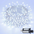 String Lights Indoor Bedroom, 98FT 200 LED Fairy String Lights Outdoor Waterproof, 8 Modes Memory Twinkle Christmas Light Plug in for Classroom Dorm Patio Tree Garden Decor (Cool White)