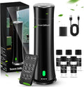 Hotel Scent Diffuser Starter Kit - 1500 Sq Ft Coverage, Hotel Scents Collection, Suitable for Waterless Diffuser Large Room, Contains Five Aromatherapy Essential Oils, Remote Control, Black