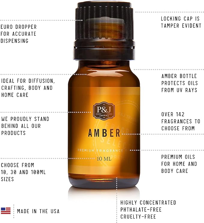 P&J Trading Fragrance Oil | Lilac Oil 30ml - Candle Scents for Candle Making, Freshie Scents, Soap Making Supplies, Diffuser Oil Scents