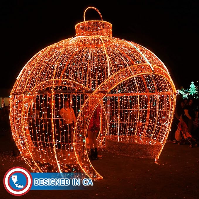 Russell Decor LED Rope Lights Festival Holiday Party Seasonal Christmas Decoration 30ft - 200ft Customized Available (Red, 40)