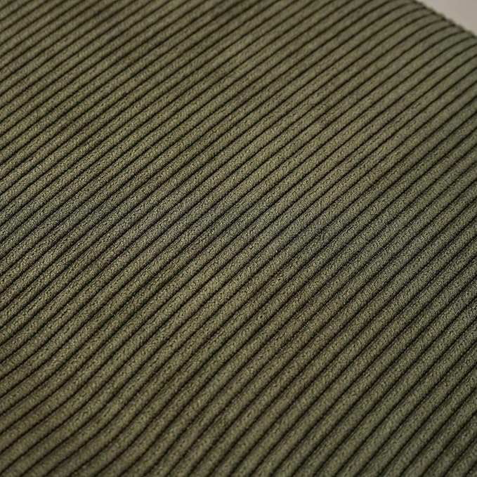 Entryway Bench - Green Bench for Bedroom, Modern Ottoman End of Bed, Corduroy Padded Benches for Living Room, Foyer, Mudroom, Hallway - 39" L x 14" W x 17" H