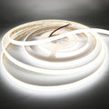 COB White LED Strip Lights, 6000K 528LEDs/M 90Ra+ DC12V Silicone Tube LED Lights Strips, Outdoor Waterproof IP67 Linear COB LED Tape Lights for Boats Interior Deck Cabin, Wheel, Cabinet Lights