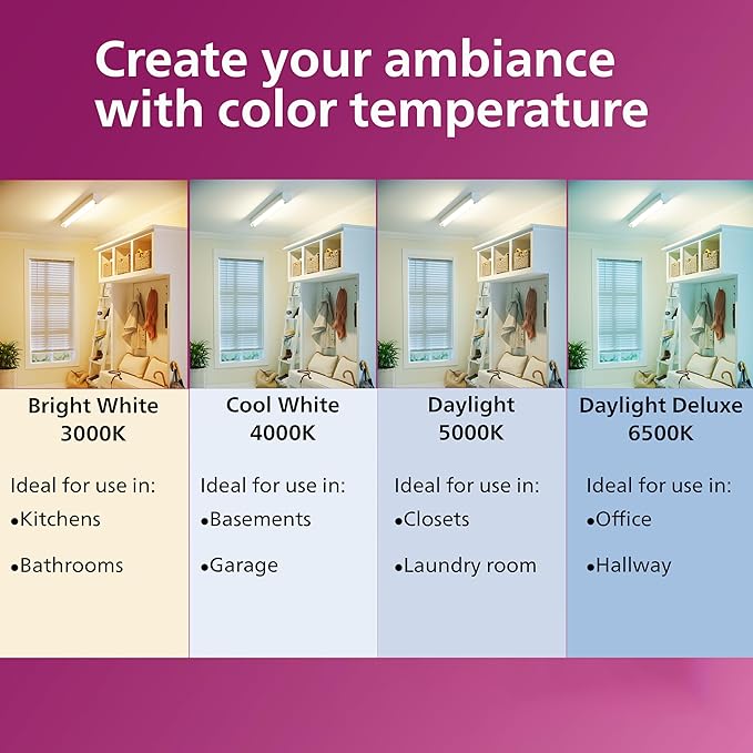 A19 Ultra Definition Frosted Dimmable LED Light Bulbs 8-Pack - Flicker-Free 100w Light with EyeComfort Technology - Daylight 3500K Lightbulb - 1500 Lumen - E26 Base
