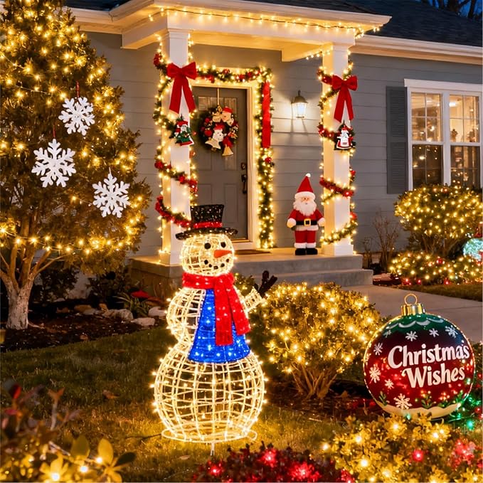 AI Smart Color Changing Fairy Lights, 32.8ft RGB+IC Offline Voice Control Light Twinkle No App/No WiFi Required,Dimmable Xmas Music Sync Lights for Kids Bedroom, Party, 7 Colors & 13 Lighting Modes