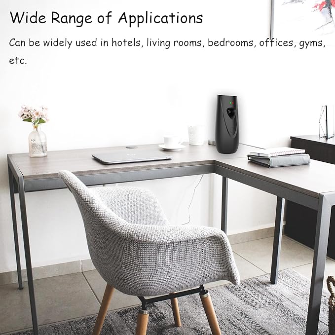 Automatic Air Freshener Dispenser, Wall Mounted/Standing Air Freshener Spray Dispenser, Aerosol Fragrance Dispenser is Suitable for Hotel, Bedroom, Bathroom,Office, Commercial Place(White-03)