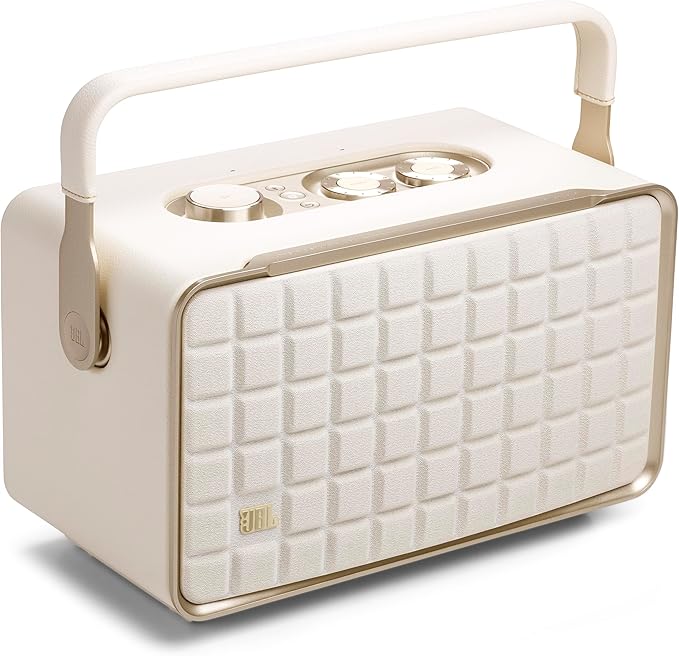 JBL Authentics 300 Portable Wireless Bluetooth Speaker (White)