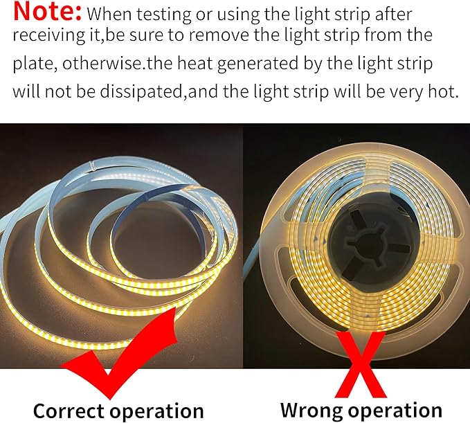 5V USB COB LED Strip Lights with Remote Dimmable Switch 2Pcs,6.56FT/2M,Natural White 4000K,320LEDs/M,8mm Width,Not Waterproof IP20,1.5M USB Switch Cable,for DIY Home Indoor Decoration