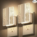 DORESshop LED Night Lights Plug Into Wall, [2 Pack] Mordern Night Light with Dusk-to-Dawn Sensor, Dimmable Nightlights, Adjustable Brightness Night-Lights for Bathroom, Hallway, Bedroom,Stairway
