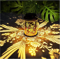 Solar Lanterns Outdoor Waterproof,Hummingbird & Gesang Flower Lights,Metal Hanging Garden Decor Outside,Yard Art Decorations for Patio,Pathway,Gardening Birthday Gifts for Mom,Women,Grandma