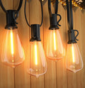 Afirst Outdoor String Lights 20FT with 22 LED Bulbs(2 Spare) Waterproof Connectable Patio Lights for Outside Backyard Porch Lighting