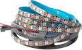 WS2812B RGB LED Strip Individual Addressable Light 16.4FT 60Pixels/m 300Pixels Dream Color SMD 5050 LED Pixel RGB Strip Non-Waterproof DC5V (Black PCB)