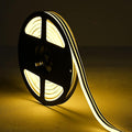 DELight AC 110-120V Waterproof IP65 Cozy 2700K Warm White Extension 10ft Railing Neon Rope Lights with Remote Control Dimmable Cuttable Flexible LED Strip Lights Outdoor Patio Retro Vibe DEL-D10W