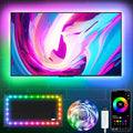 KSIPZE LED Lights for TV, 16.4ft TV led Backlight for 45-75 Inch TVs RGB TV Backlight Behind Music Sync Smart APP & Button Control TV LED Strip Lights USB Powered for Bedroom/Gaming