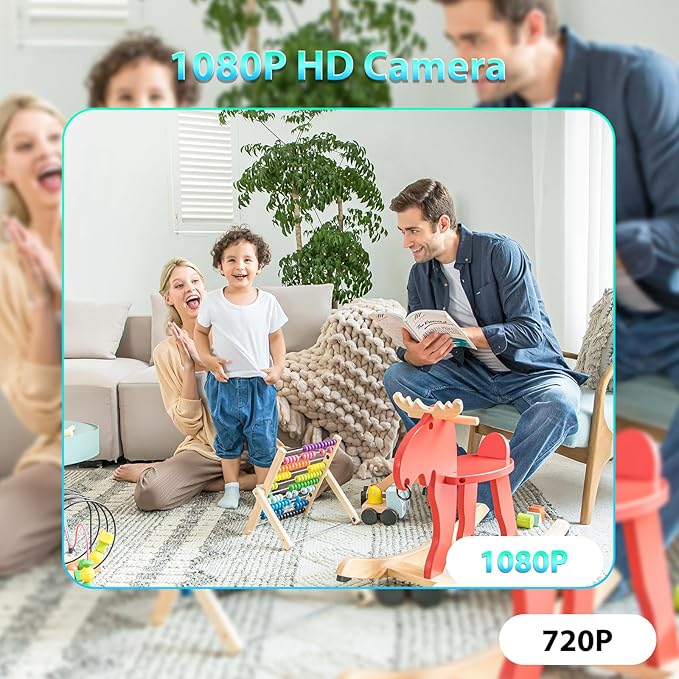 Mini Camera 2026 Upgrade Security Wireless Camera Small Home WiFi 1080P Micro Magnetic Nanny Cam with Motion Detection Wide Angle Cloud & SD Storage Night Vision No Need WiFi Tiny Cameras for Indoor