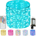 66Ft 200 LED RGB Color Changing Easter Fairy Lights Plug in, Waterproof Pastel String Lights with Remote for Outdoor & Indoor, 24 Colors Twinkle Lights with Timer for Girl's Room Easter Decorations