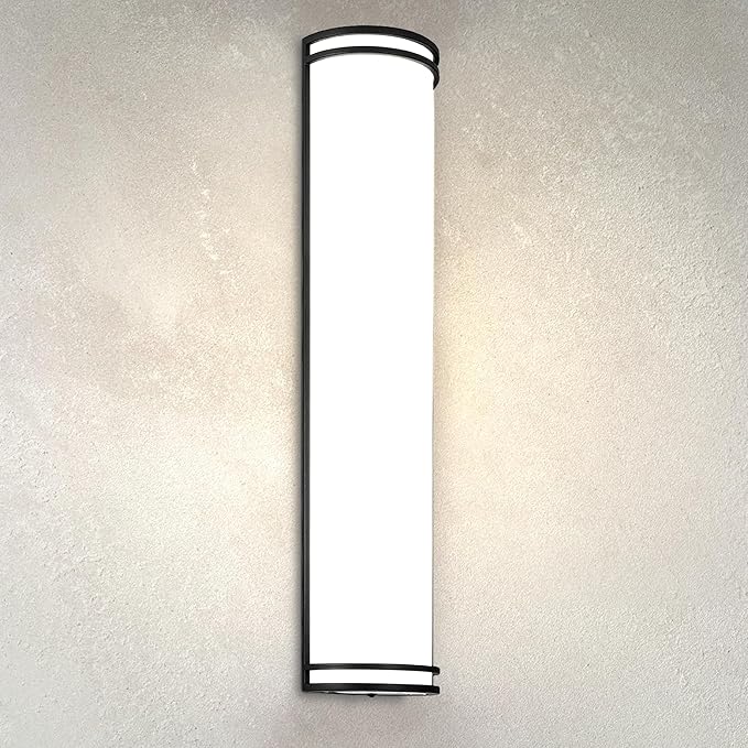 ASD 36 Inch LED Outdoor Sconce Lights - 30W 120-277V 3000K 4000K 5000K Black Exterior Lighting Fixtures, Dimmable Exterior Lights for House, Modern Patio Wall Light Fixture ETL
