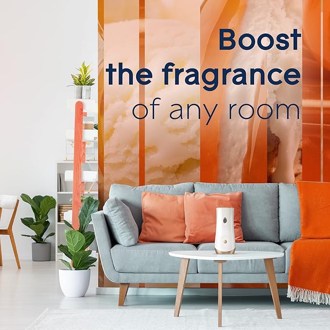Glade Automatic Spray Refill, Air Freshener for Home and Bathroom, Vanilla Caramel Twist, 6.2 Oz