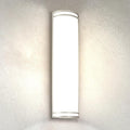 ASD 24 Inch LED Outdoor Sconce Lights - 25W 120-277V 3000K 4000K 5000K Nickel Exterior Lighting Fixtures, Dimmable Exterior Lights for House, Modern Patio Wall Light Fixture ETL