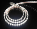 CBConcept UL Listed, 50 Feet, 5500 Lumen, 4000K Soft White, Dimmable, 110-120V AC Flexible Flat LED Strip Rope Light, 930 Units 3528 SMD LEDs, Indoor Outdoor Use, Accessories Included, Ready to use
