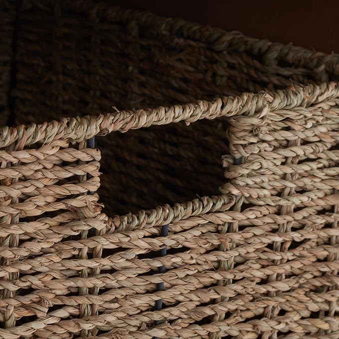 Safavieh American Homes Collection Lonan Grey and White Wicker Storage Bench
