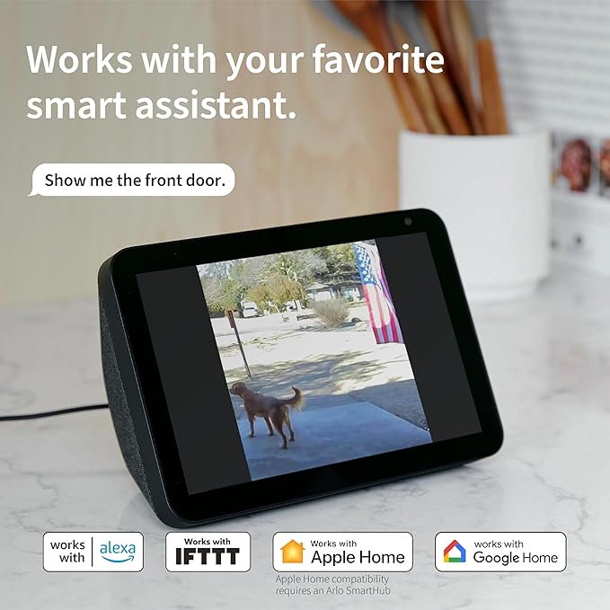 Arlo Video Doorbell HD | 2nd Gen | Wireless/Wired Option, 2-Way Audio, Night Vision, Head to Toe Video View, Integrated Siren | Live Stream | Real Time Notifications |180 Deg Wide View, White