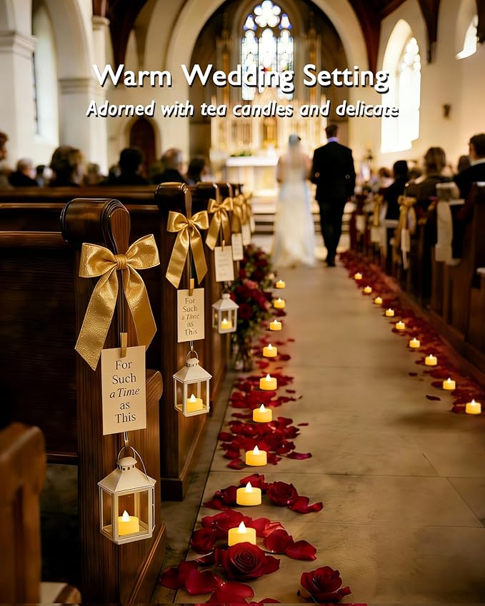 Amagic 12/24/50/100/150 Pack Battery Operated Tea Lights Candles, Fake Tealights Candles, Flameless LED Tea Lights for Halloween, Wedding, Votive, Festival, Table Decor(12 Pack, Warm White)