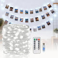 Lemical Fairy Lights 65.6FT 200 LED USB Plug in Twinkle String Lights with Remote and Timer 8 Modes Waterproof Copper Wire Starry Light for Christmas Mason Jars DIY Wedding Table Decor(Cool White)
