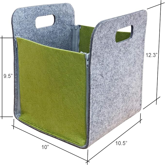 CAIT CHAPMAN HOME COLLECTION Felt Organizer-Desk Organizer, Bedside Caddy, File Case (Desk Organizer, Solid)