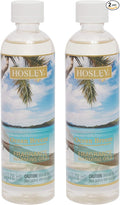 Hosley Set of 2 Ocean Breeze Fragrance Warming Oils 6 Ounce. Ideal for spa Meditation Bathroom Settings
