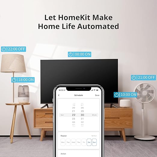 SwitchBot Smart Plug Mini, 15A Energy Monitoring, WiFi & Bluetooth Outlet, Compatible with Alexa, Google Assistant, Home Assistant, App Control, Timer Function, No Hub Required, Compact Design