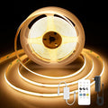 AUZIWECOB LED Strip Lights 9.84ft, Warm White 2700K LED Light Strip, DC24V Tape Light, CRI93+, Bluetooth App Control, Dimmable LED Strips for Bedroom,Cabinet,Living Room.