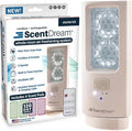 Cordless Electric Air Freshener Starter Kit – Rechargeable Room Air Freshener, 180° Oscillation, Non-Toxic Aroma Pods with Remote Control & 4 Scent Refill Pads for Home, 120 Day Supply