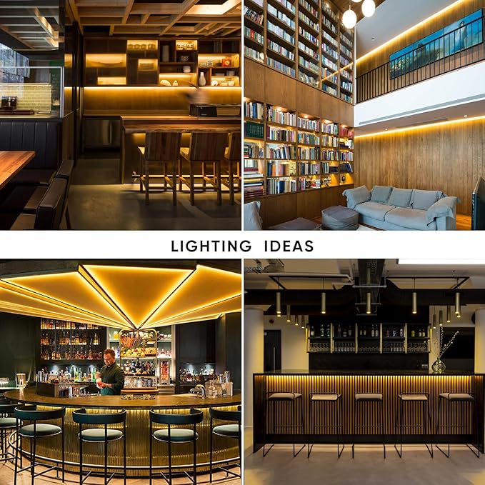 Shine Decor LED Strip Light 150FT 120VAC, Super Bright 19012 Lumens Dimmable, IP65 Waterproof for Outdoor Indoor, 3000K Warm White Every 1.6ft Cuttable Proselect Lighting Strip, 6x10mm ETL Listed